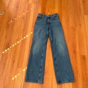 ZARA high rise wide leg pant